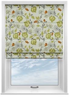 Parchment, Fern - Twist&Fit Roman Blind